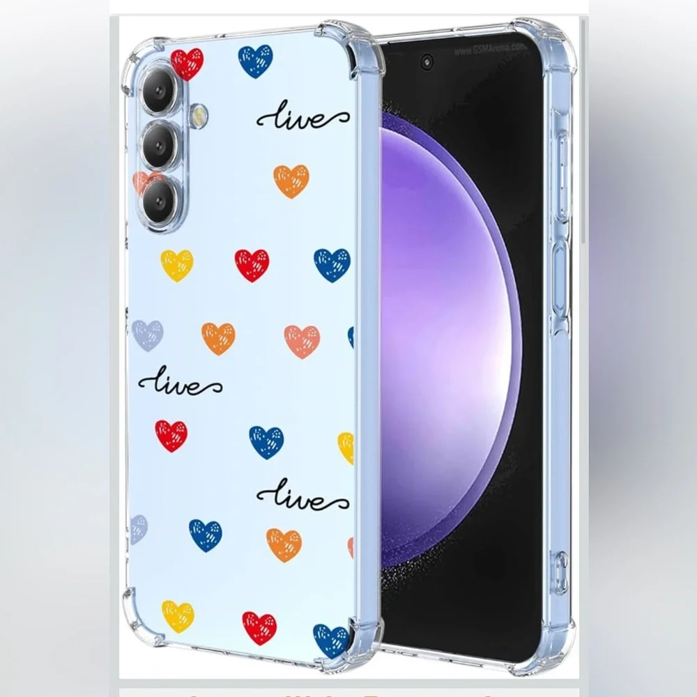 Galaxy S25 Plus Heart Phone Bumper Case NIB